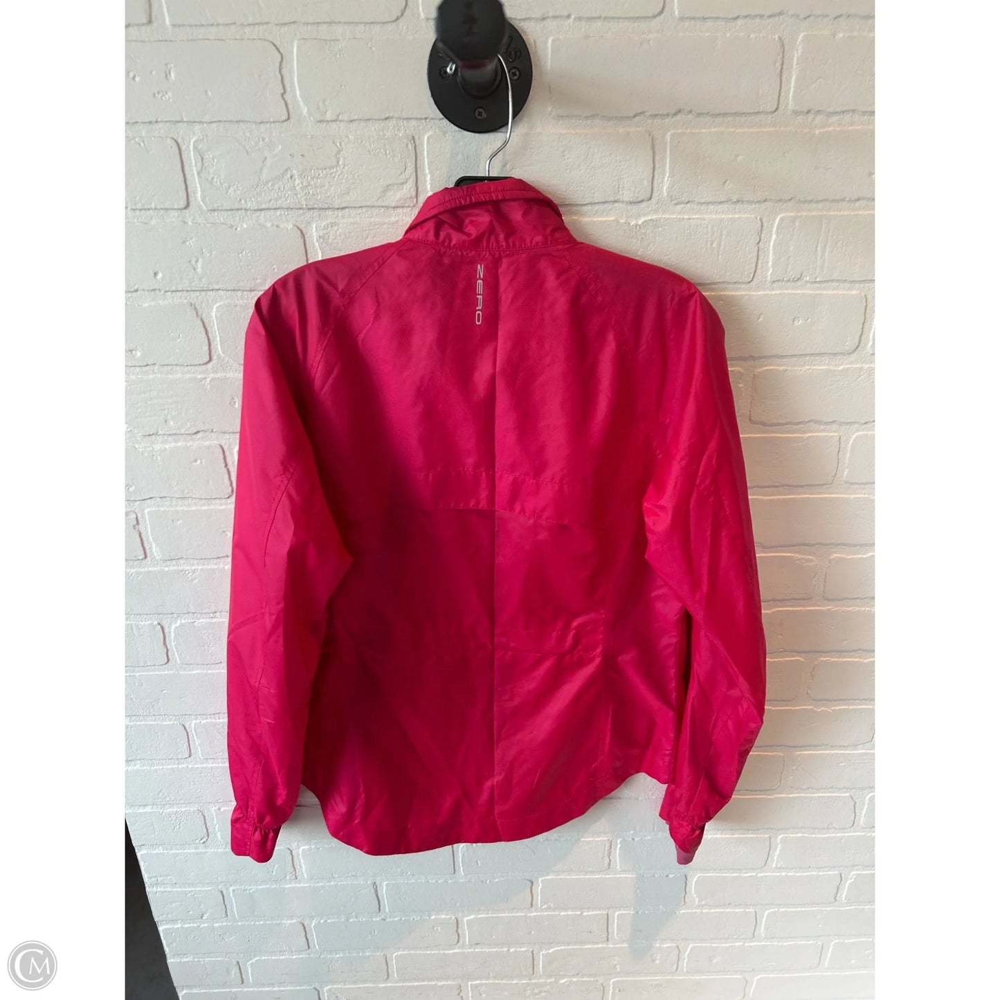 Jacket Windbreaker By Clothes Mentor In Pink, Size: S