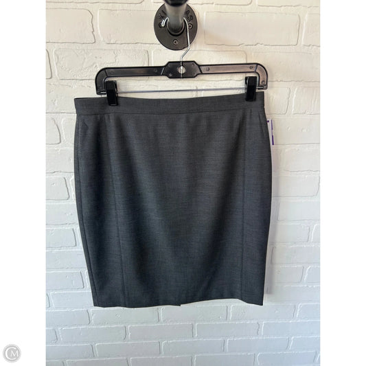 Skirt Mini & Short By Ann Taylor In Grey, Size: 6