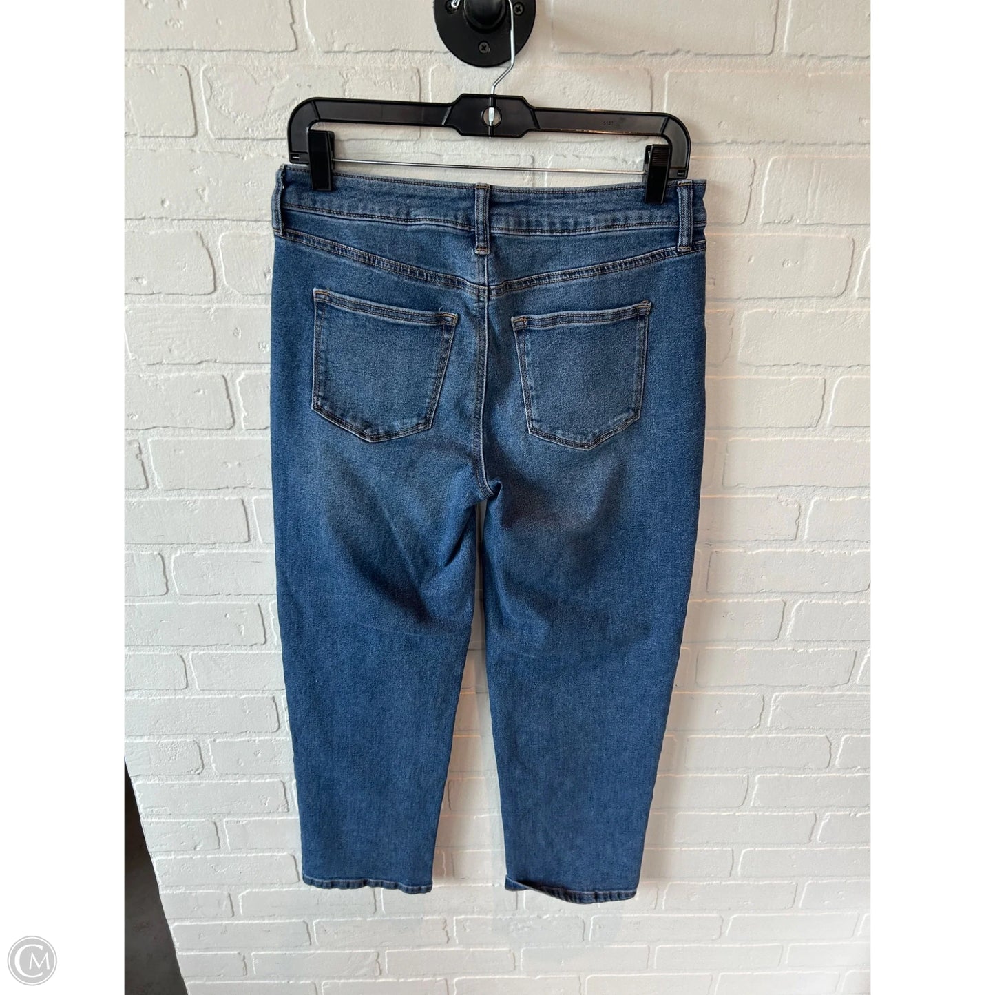 Jeans Cropped By Sonoma In Blue Denim, Size: 4