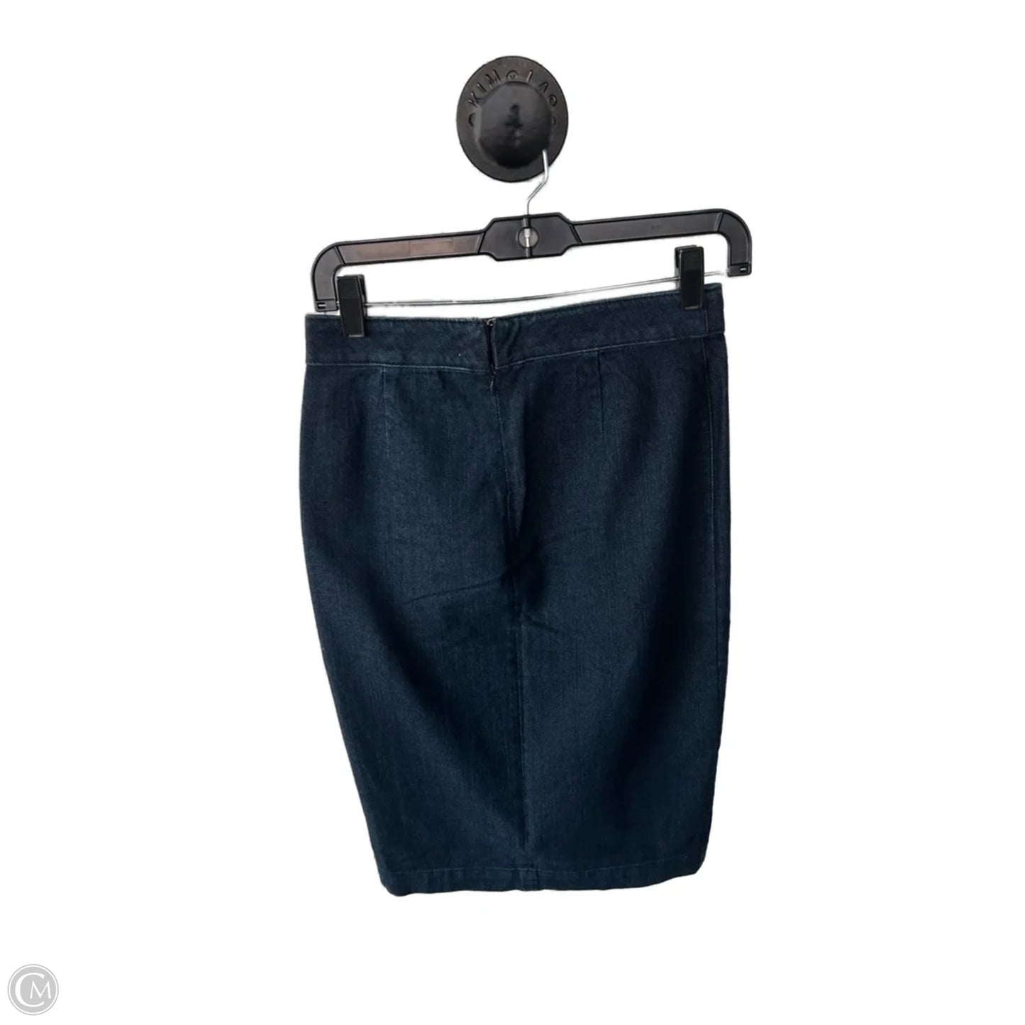 Skirt Midi By White House Black Market In Blue Denim, Size: 0