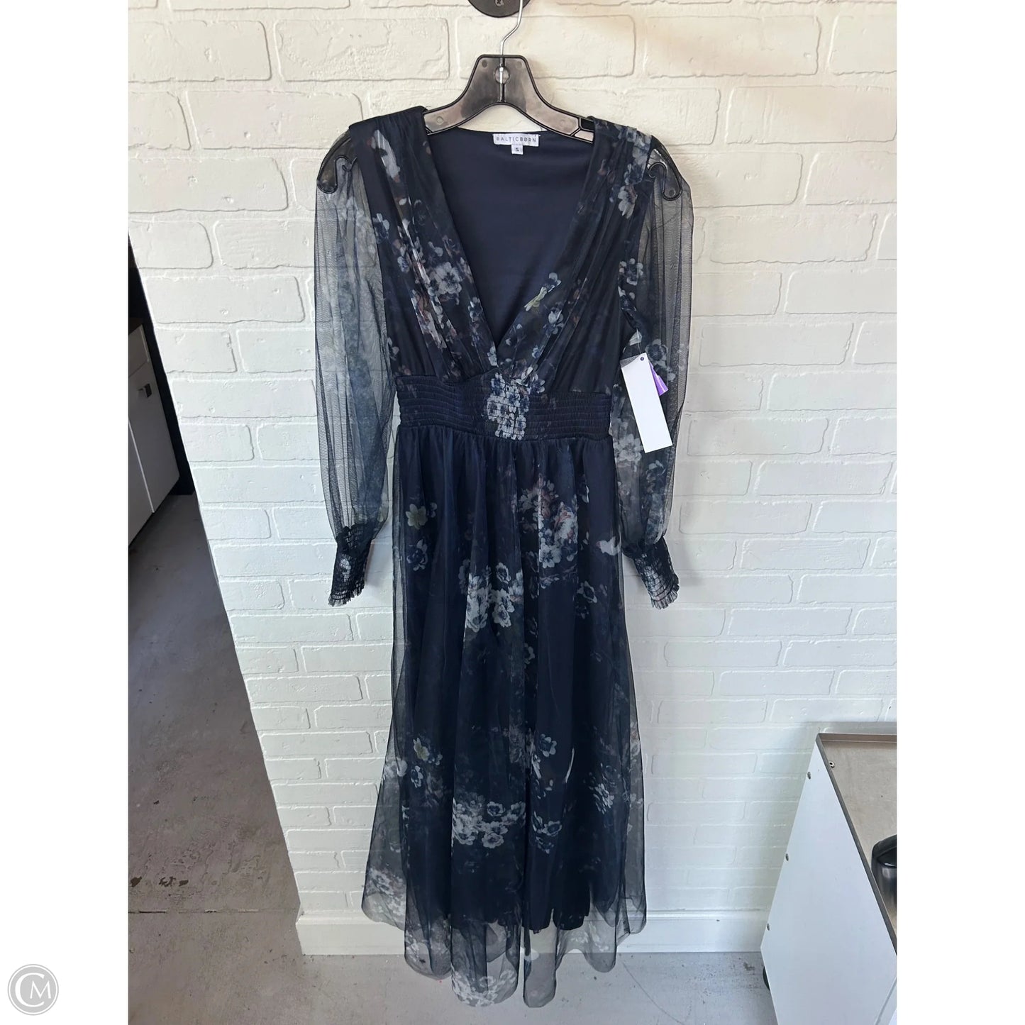 Dress Party Long By Clothes Mentor In Blue, Size: S