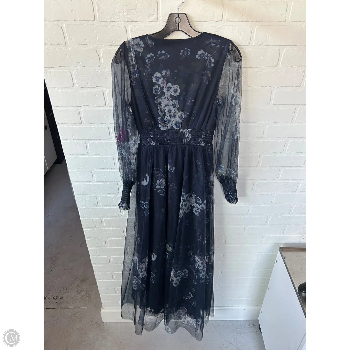 Dress Party Long By Clothes Mentor In Blue, Size: S