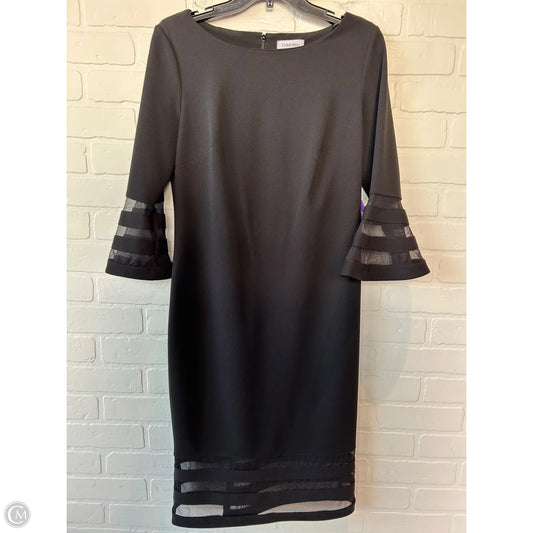 Dress Work By Calvin Klein In Black, Size: M