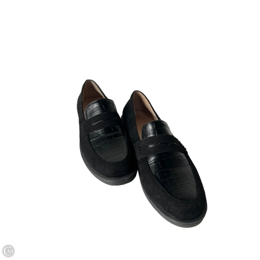 Shoes Flats By Clothes Mentor In Black, Size: 8.5