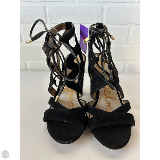 Sandals Heels Block By Sam Edelman In Black, Size: 6