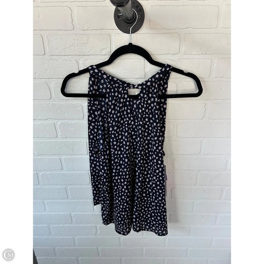 Top Sleeveless By Pleione In Blue, Size: Xs