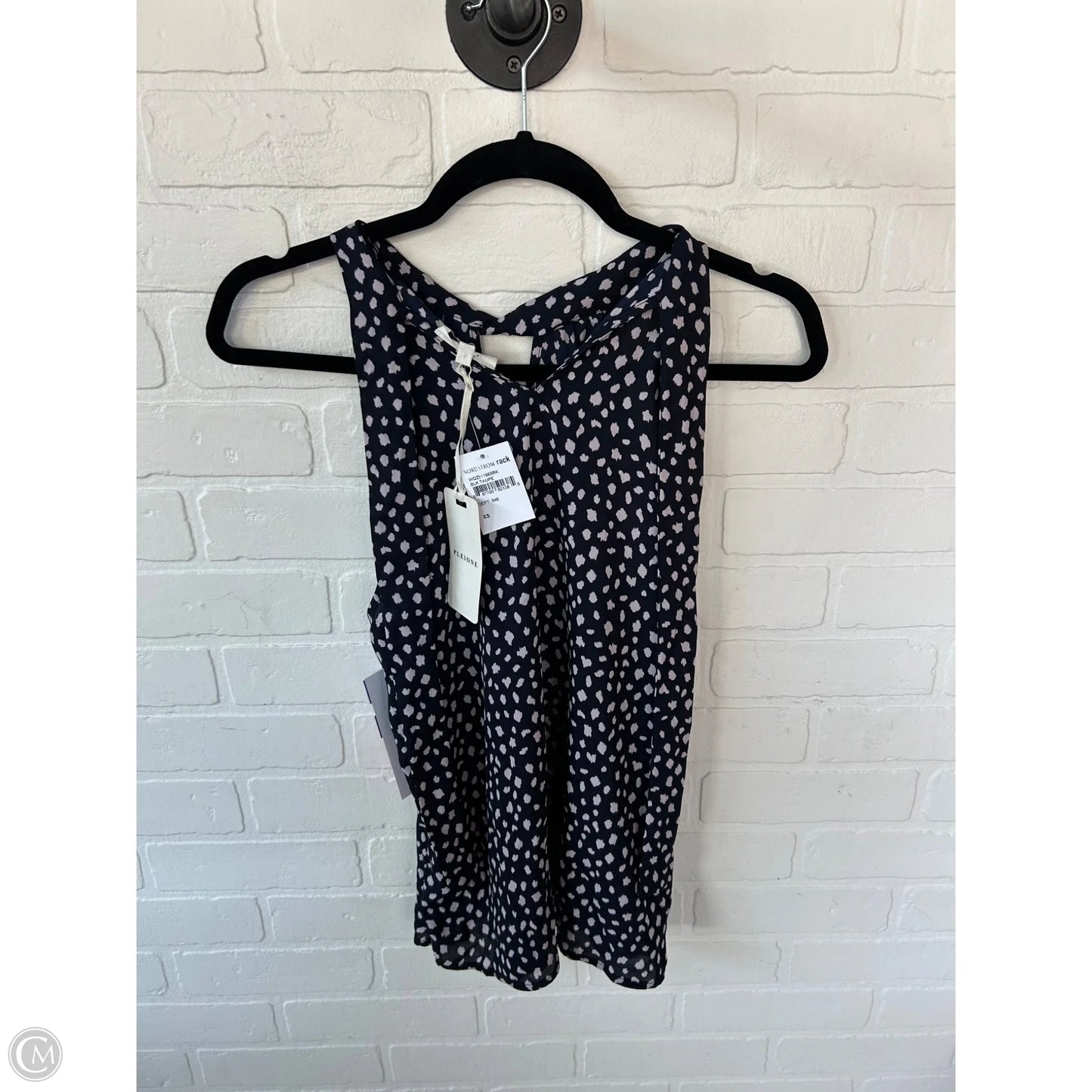 Top Sleeveless By Pleione In Blue, Size: Xs