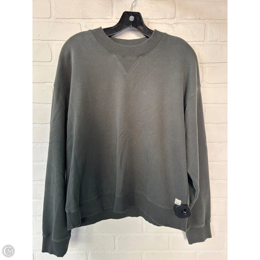 Athletic Sweatshirt Crewneck By Vuori In Green, Size: S