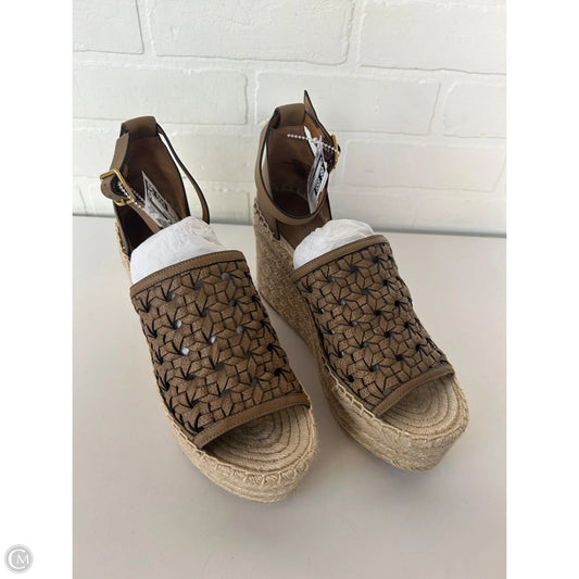 Sandals Designer By Tory Burch In Brown, Size: 9