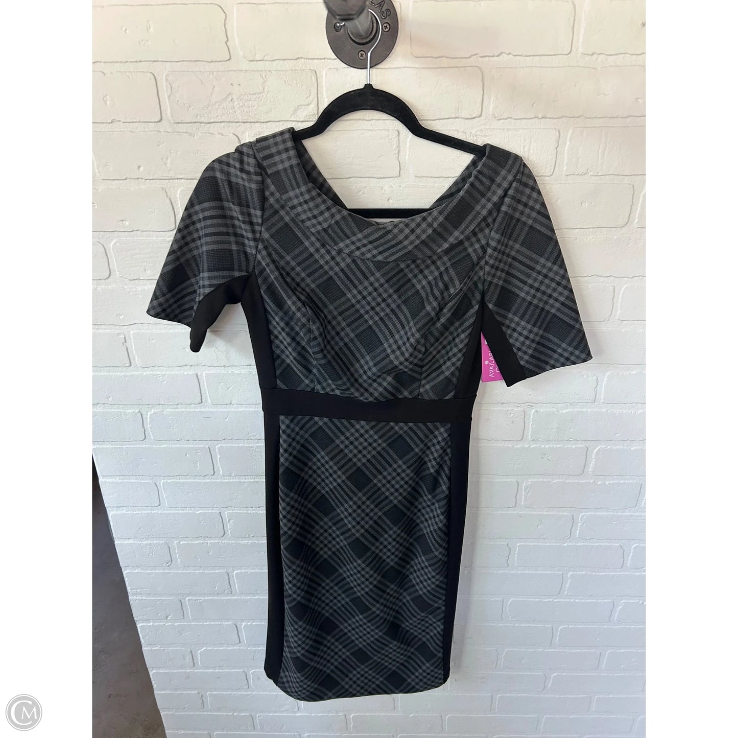 Dress Work By White House Black Market In Black & Grey, Size: Xs