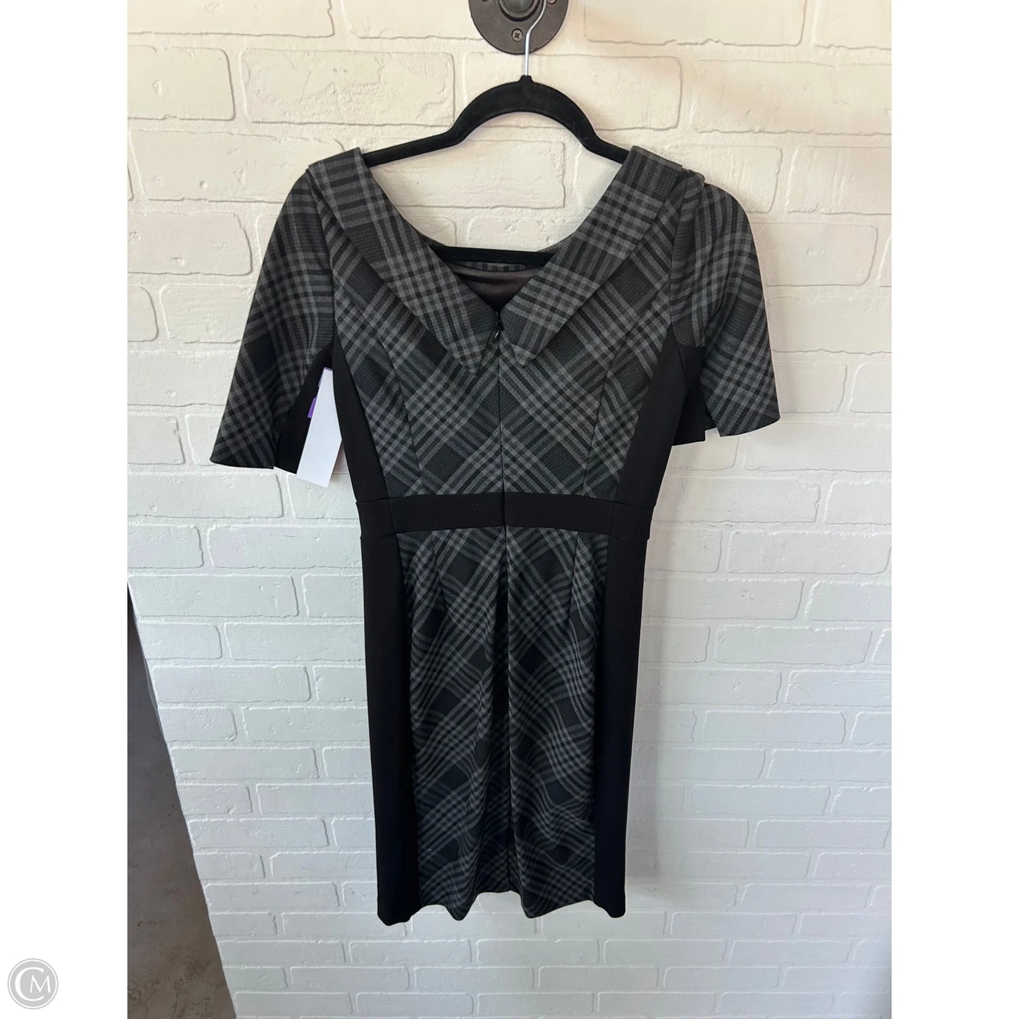 Dress Work By White House Black Market In Black & Grey, Size: Xs