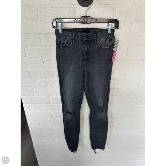 Jeans Skinny By Mother Jeans In Grey Denim, Size: 2