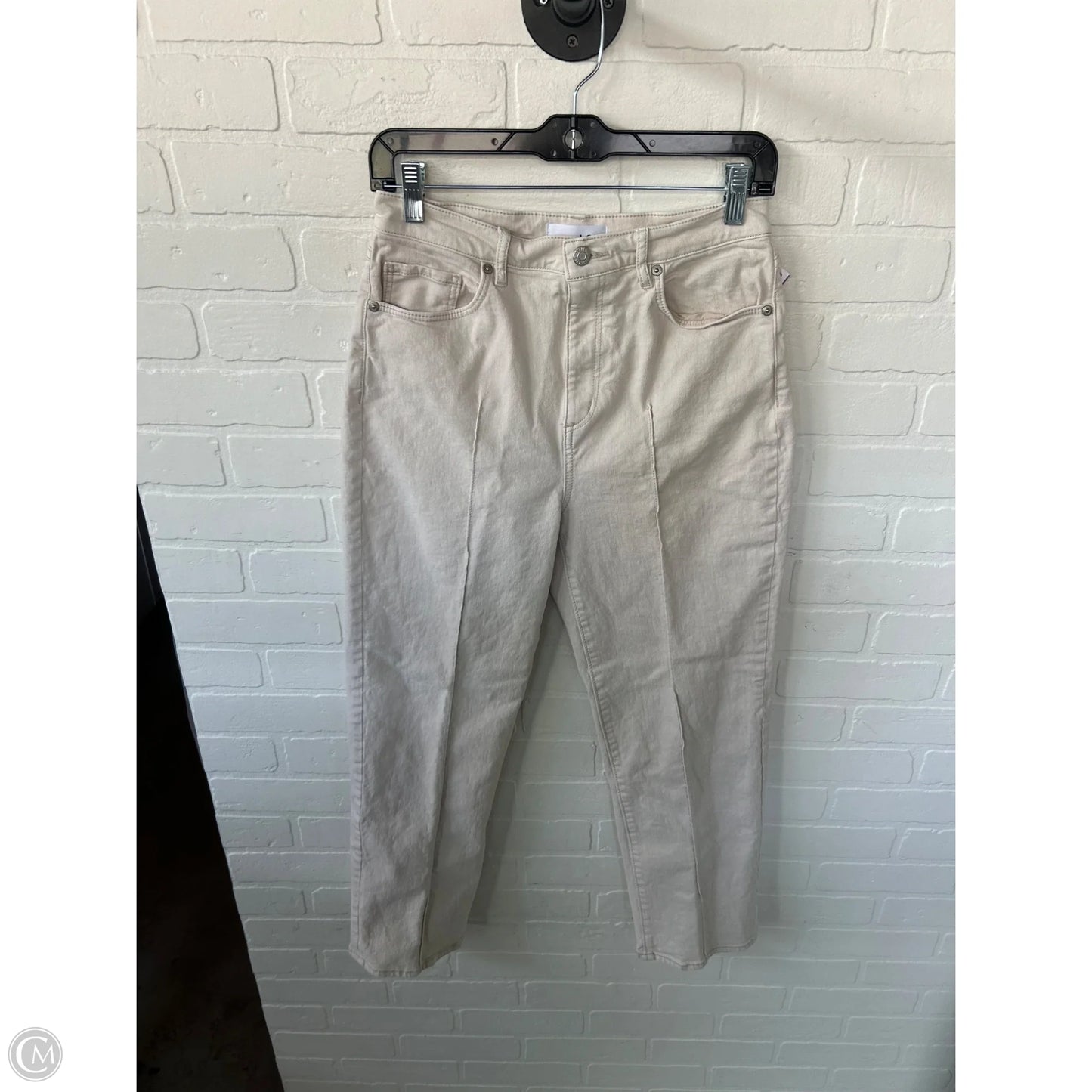 Jeans Straight By Loft In Tan Denim, Size: 2