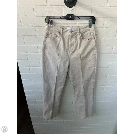 Jeans Straight By Loft In Tan Denim, Size: 2