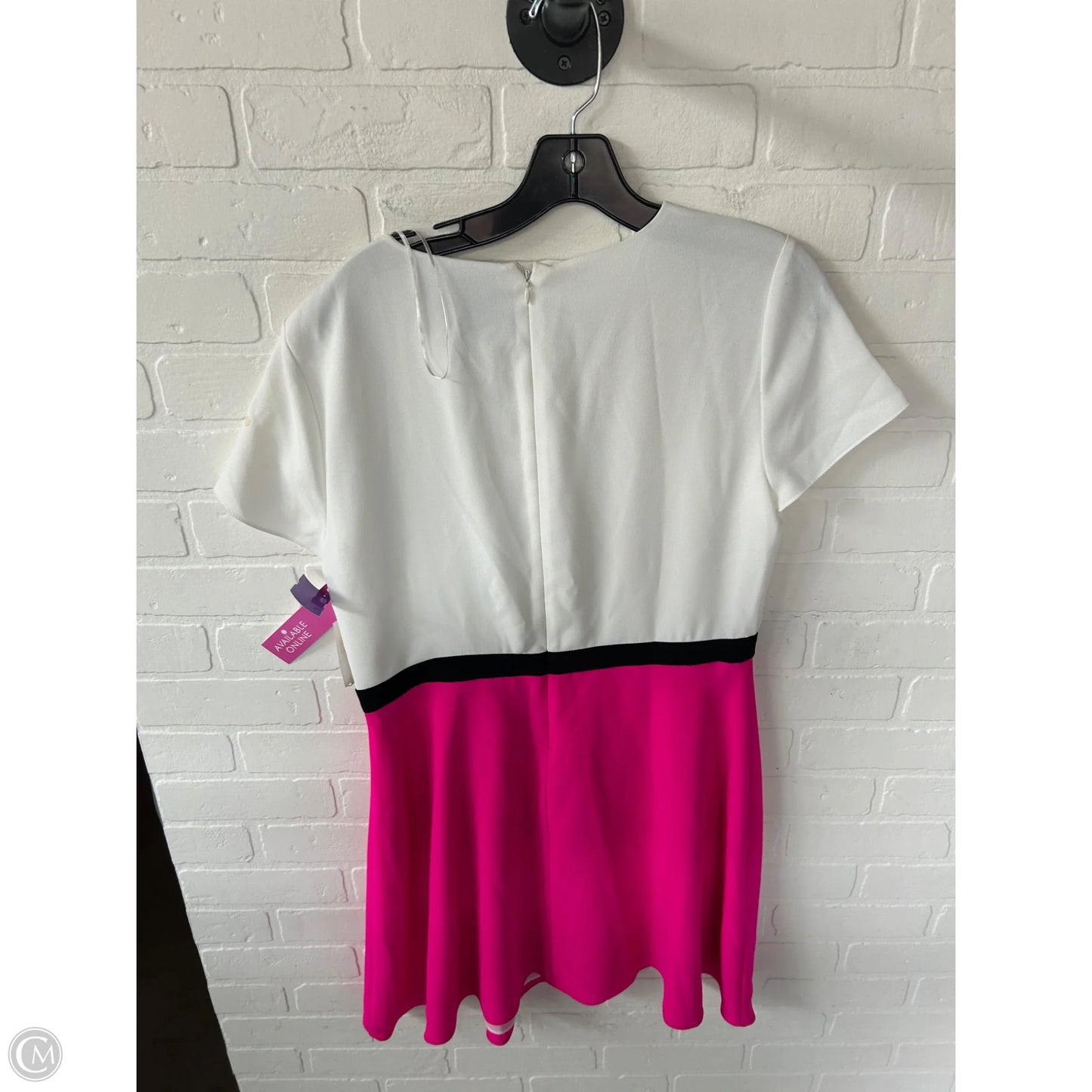 Dress Work By Cece In Pink & White, Size: M