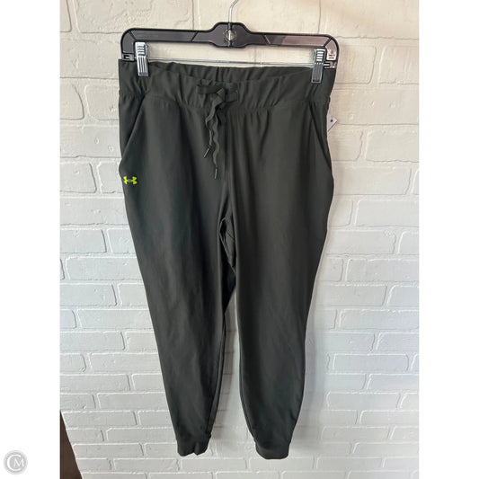 Athletic Pants By Under Armour In Green, Size: 4