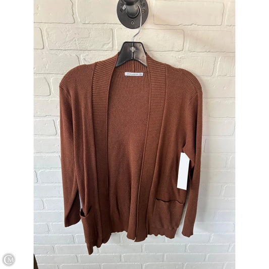 Sweater Cardigan By Staccato In Brown, Size: L