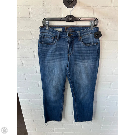 Jeans Boyfriend By Kut In Blue Denim, Size: 4