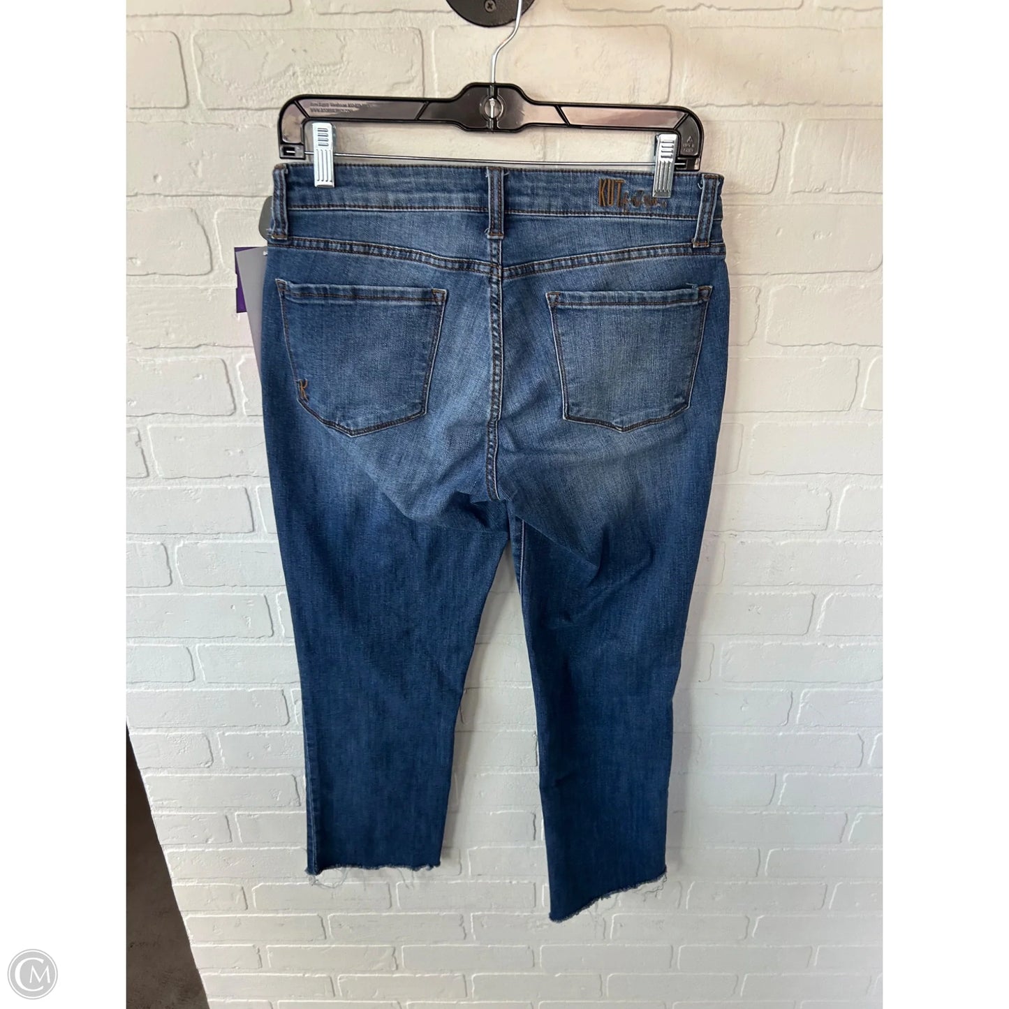 Jeans Boyfriend By Kut In Blue Denim, Size: 4