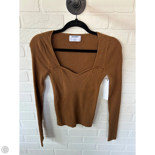 Sweater By Old Navy In Brown, Size: S