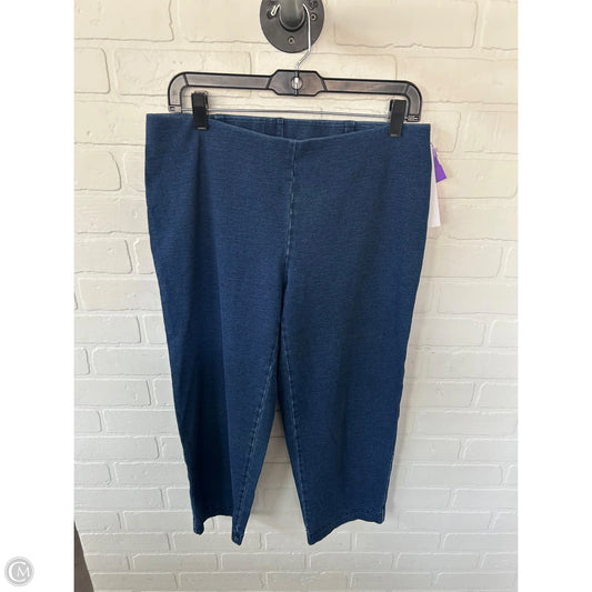 Capris By Pure Jill In Blue Denim, Size: 4
