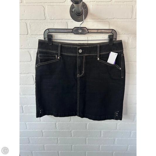 Skirt Mini & Short By White House Black Market In Black, Size: 8