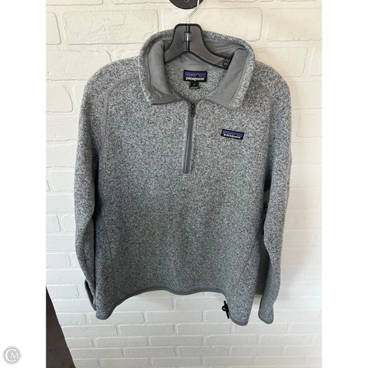 Jacket Fleece By Patagonia In Grey, Size: Xl