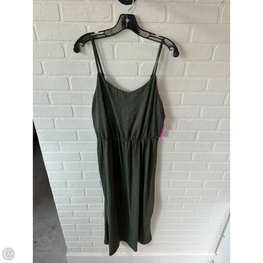 Dress Casual Midi By Old Navy In Green, Size: M