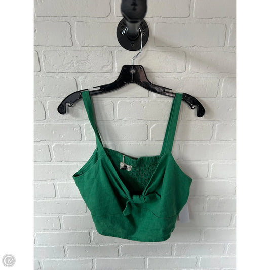 Top Sleeveless By Universal Thread In Green, Size: L
