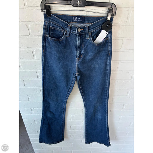 Jeans Flared By Gap In Blue Denim, Size: 2