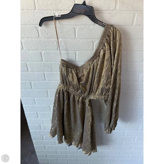 Dress Party Short By Vici In Gold, Size: L