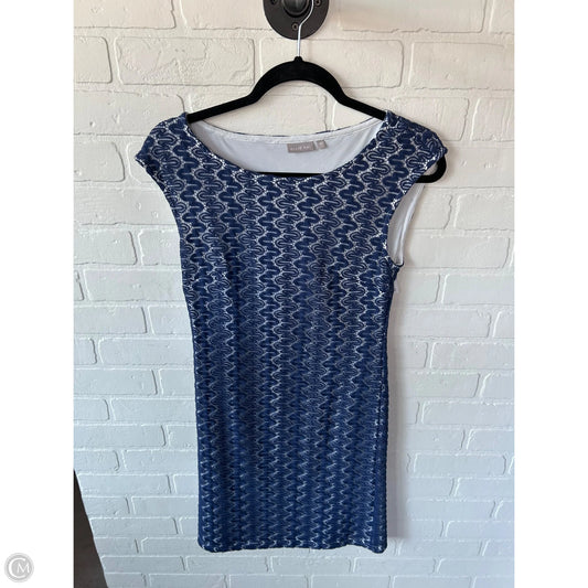 Dress Party Short By Clothes Mentor In Blue & White, Size: Xs