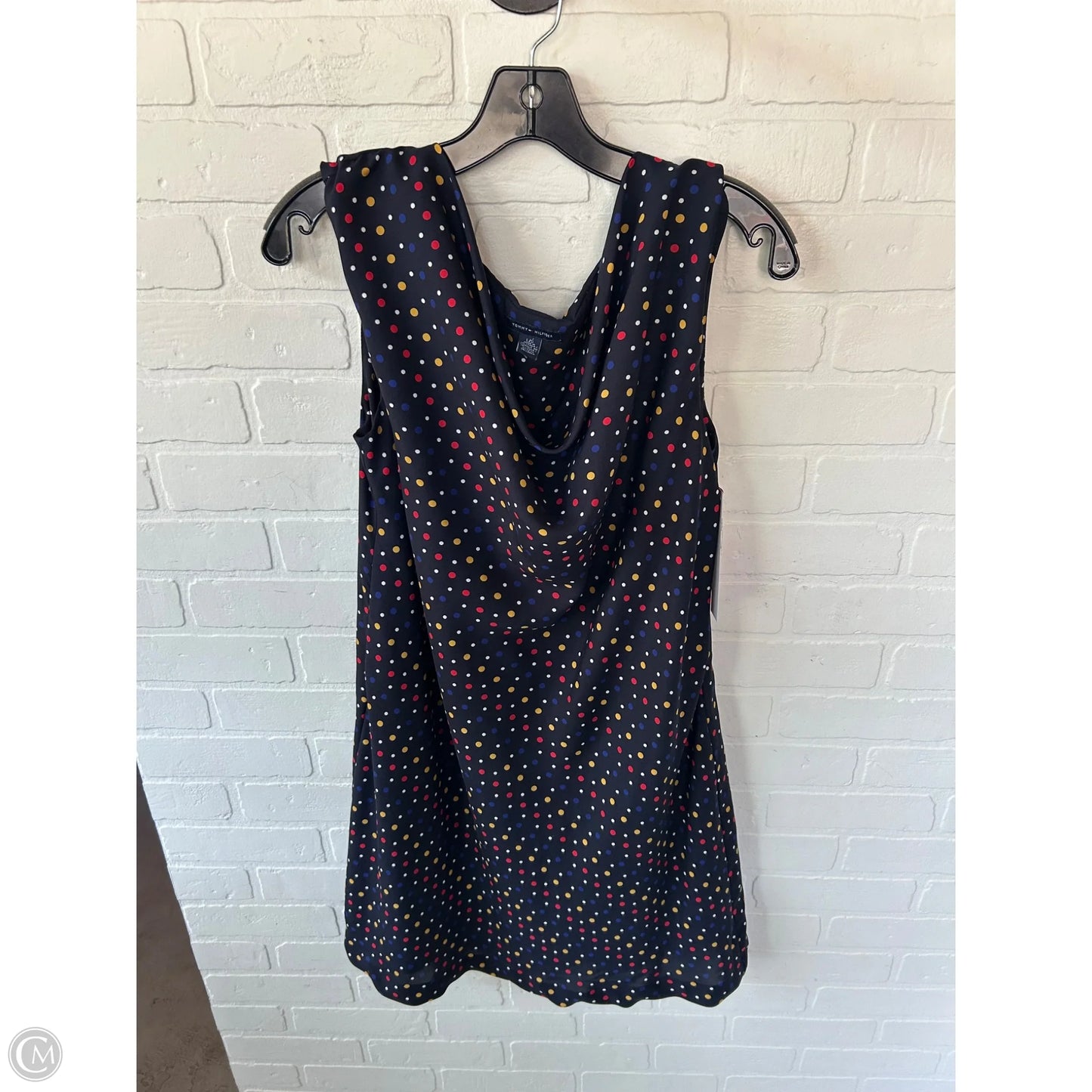 Dress Work By Tommy Hilfiger In Blue & Pink, Size: L