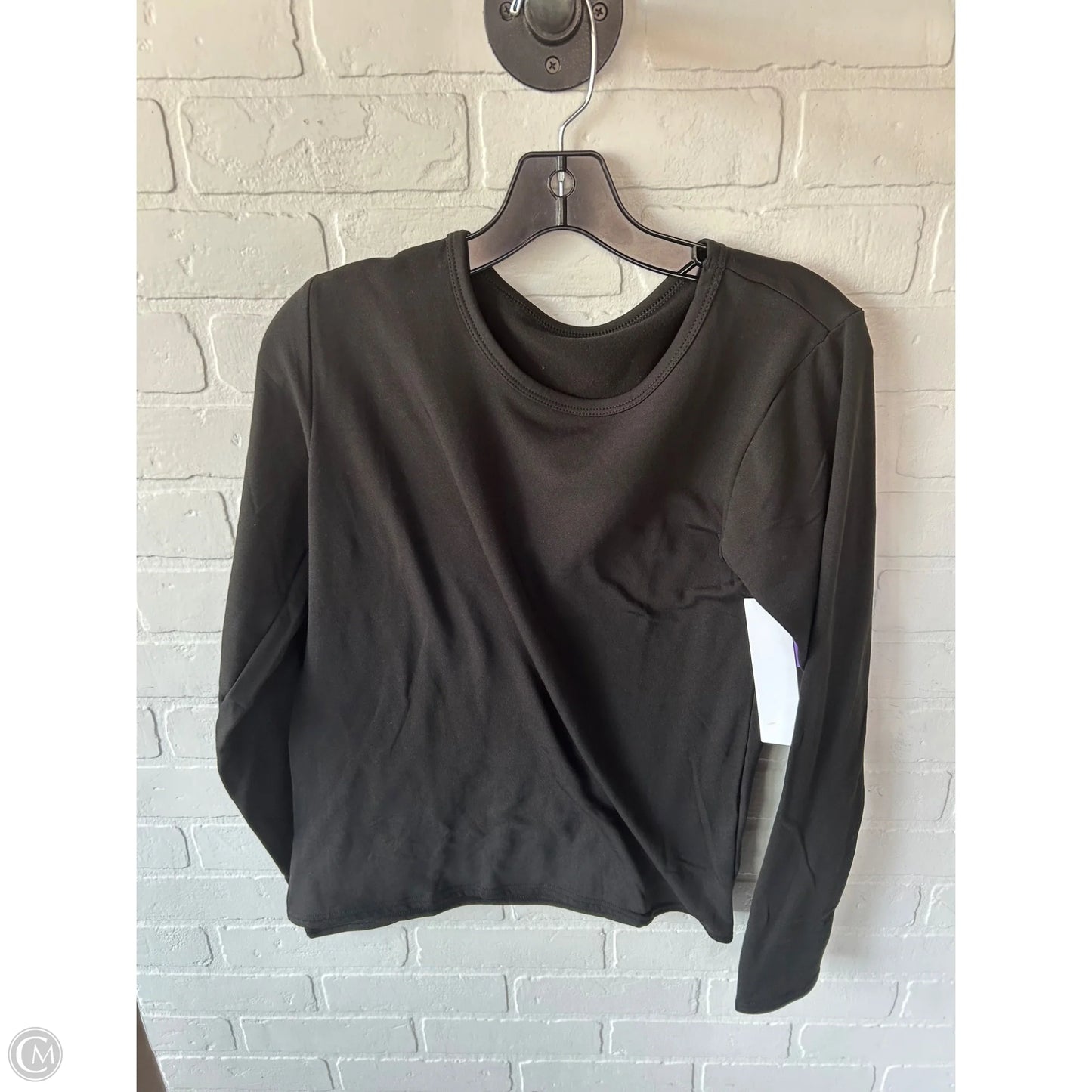 Top Long Sleeve Basic By Cmf In Black, Size: L