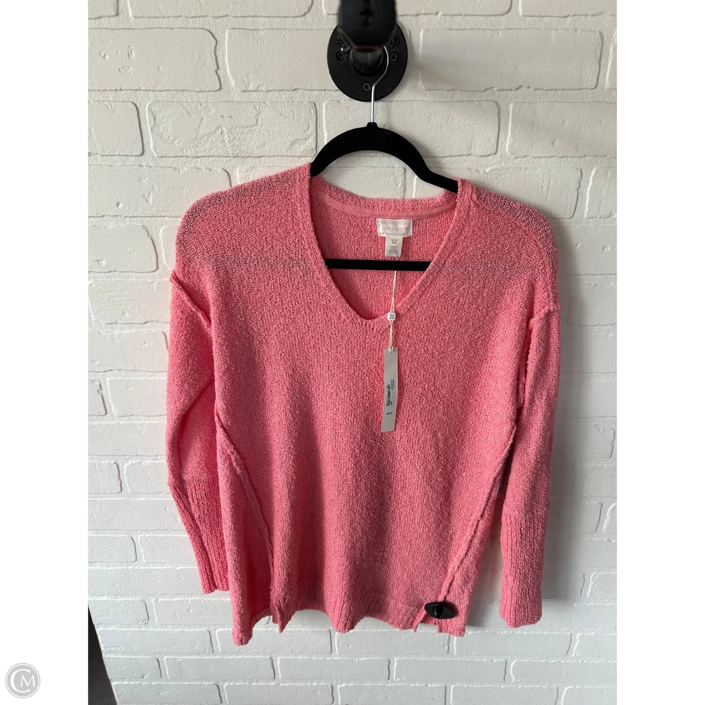 Sweater By Caslon In Pink, Size: Xxsp