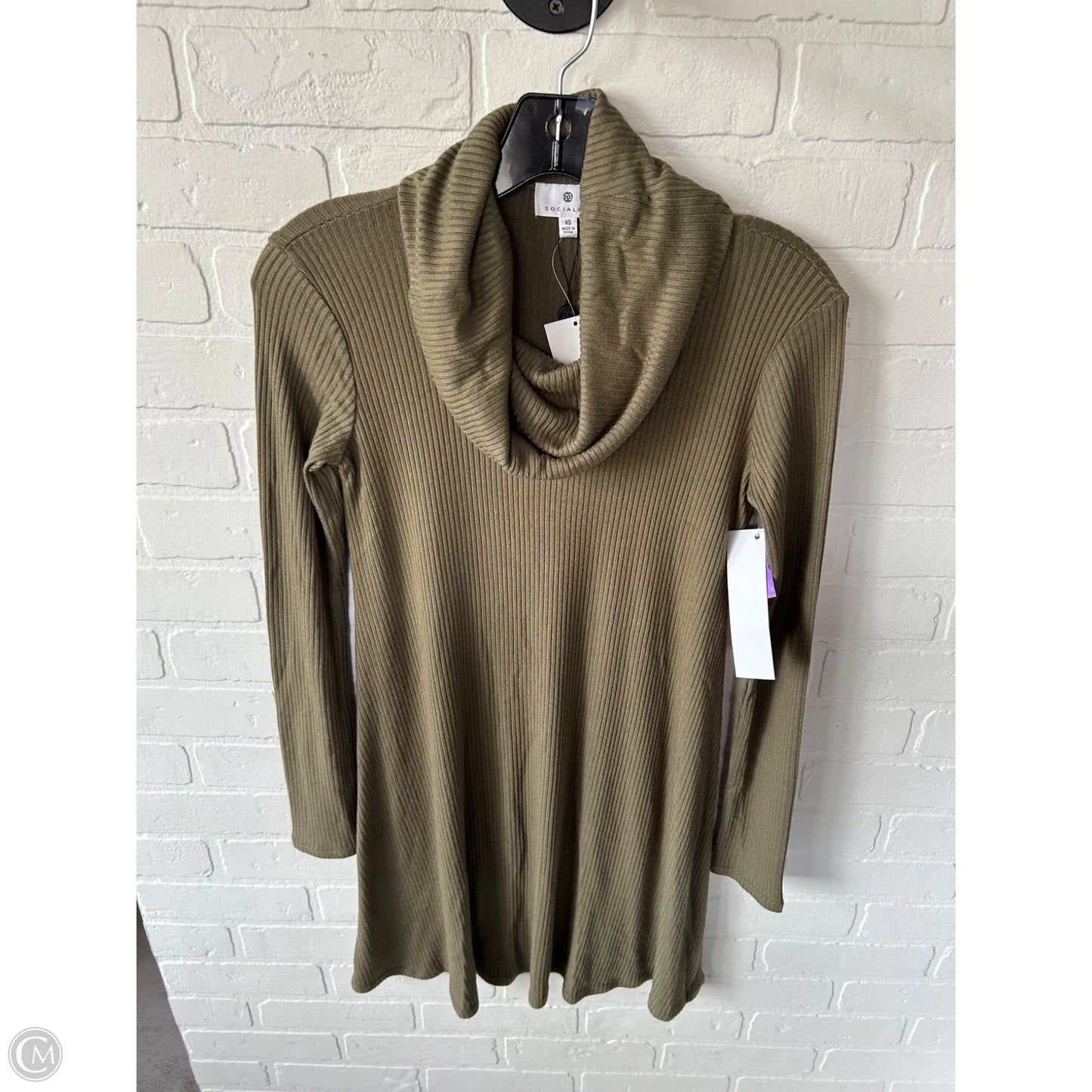Dress Casual Short By Socialite In Green, Size: Xs