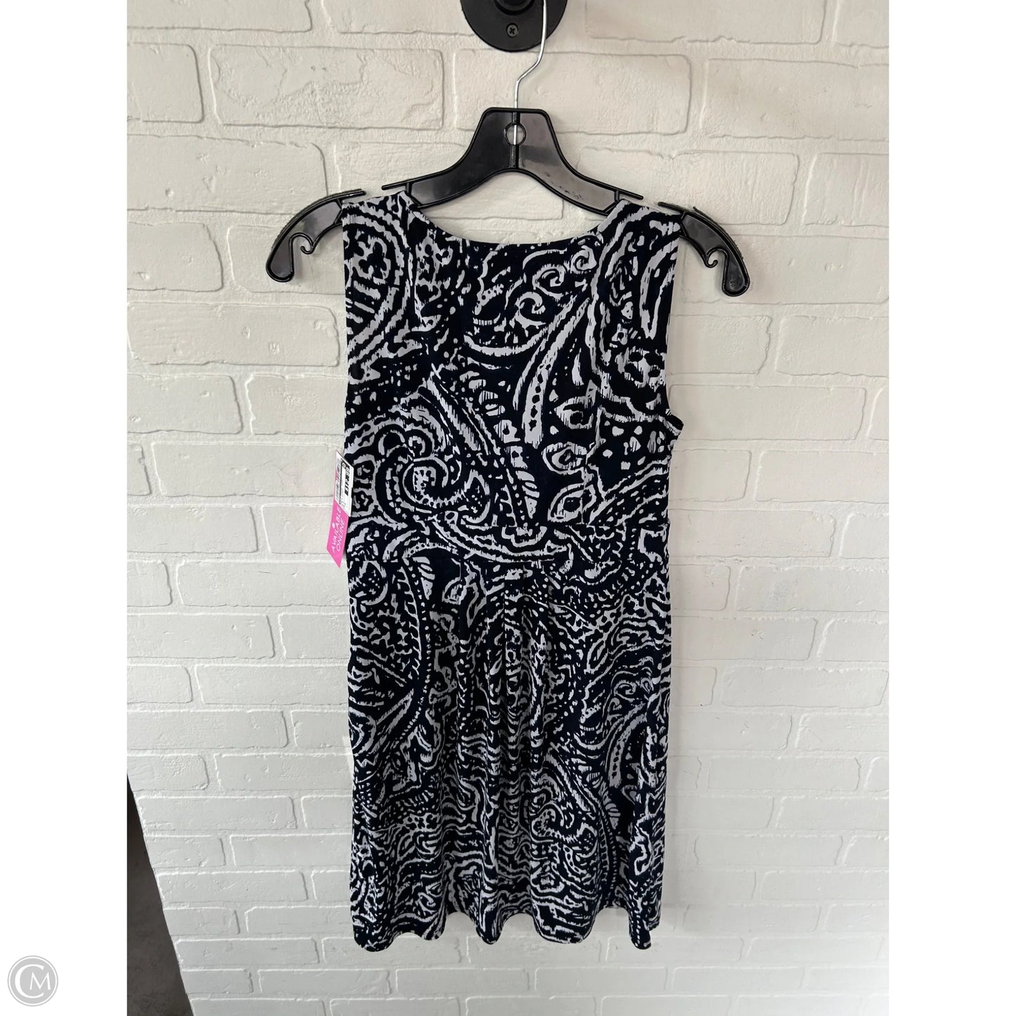 Dress Casual Short By Loft In Blue & White, Size: S