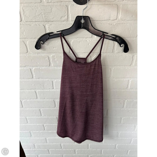 Athletic Tank Top By Lululemon In Purple, Size: Xs