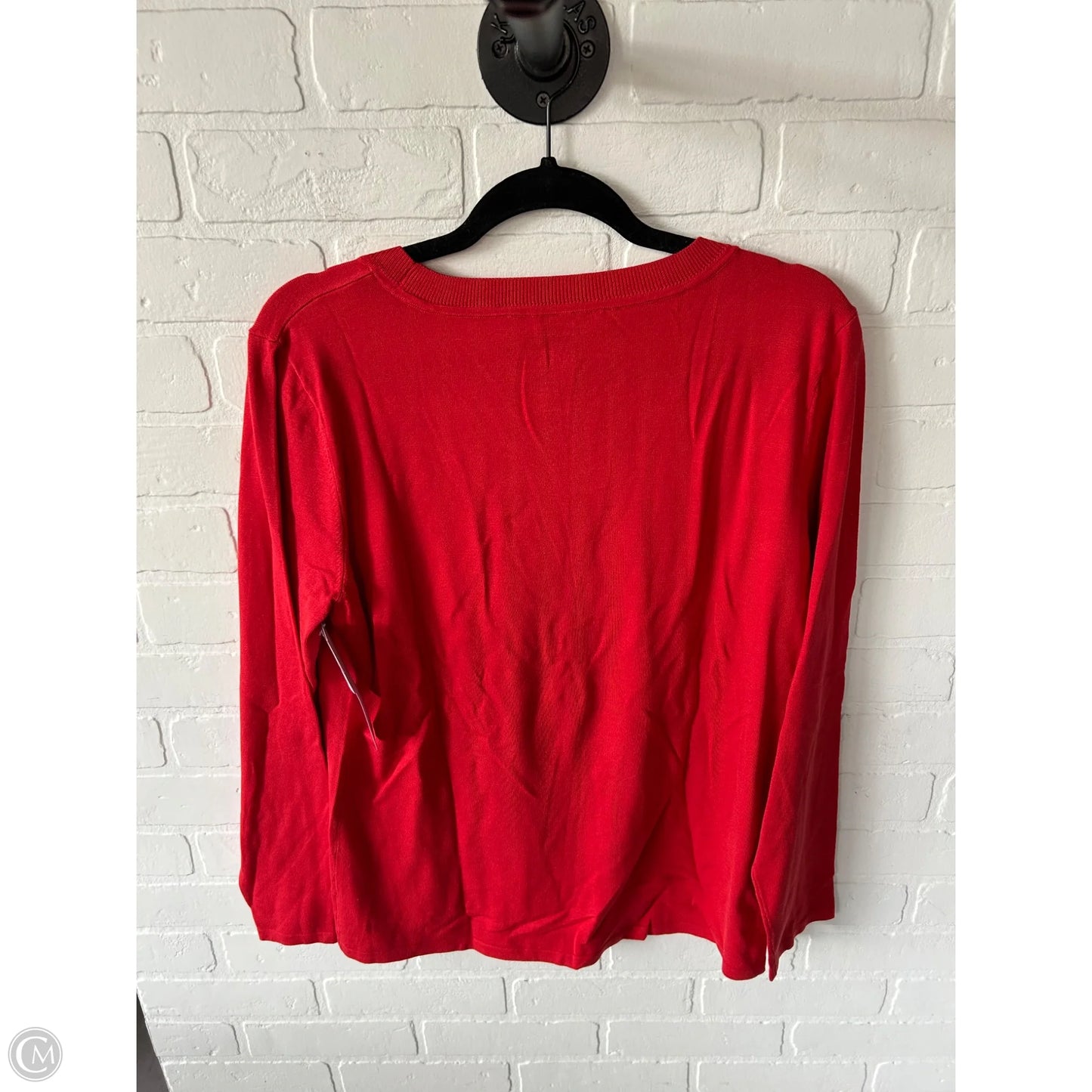 Sweater By Josephine Chaus In Red, Size: L