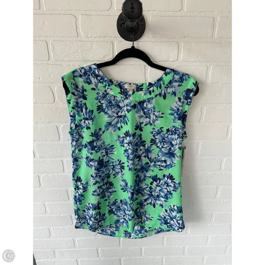 Top Sleeveless By J. Crew In Blue & Green, Size: Xs
