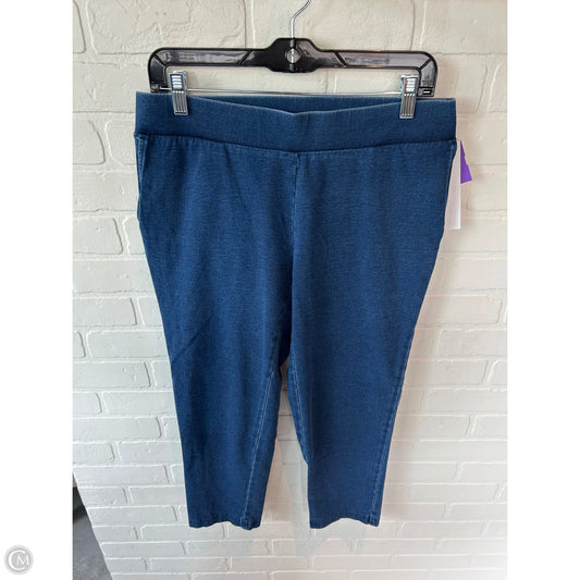 Pants Cropped By Pure Jill In Blue, Size: 4