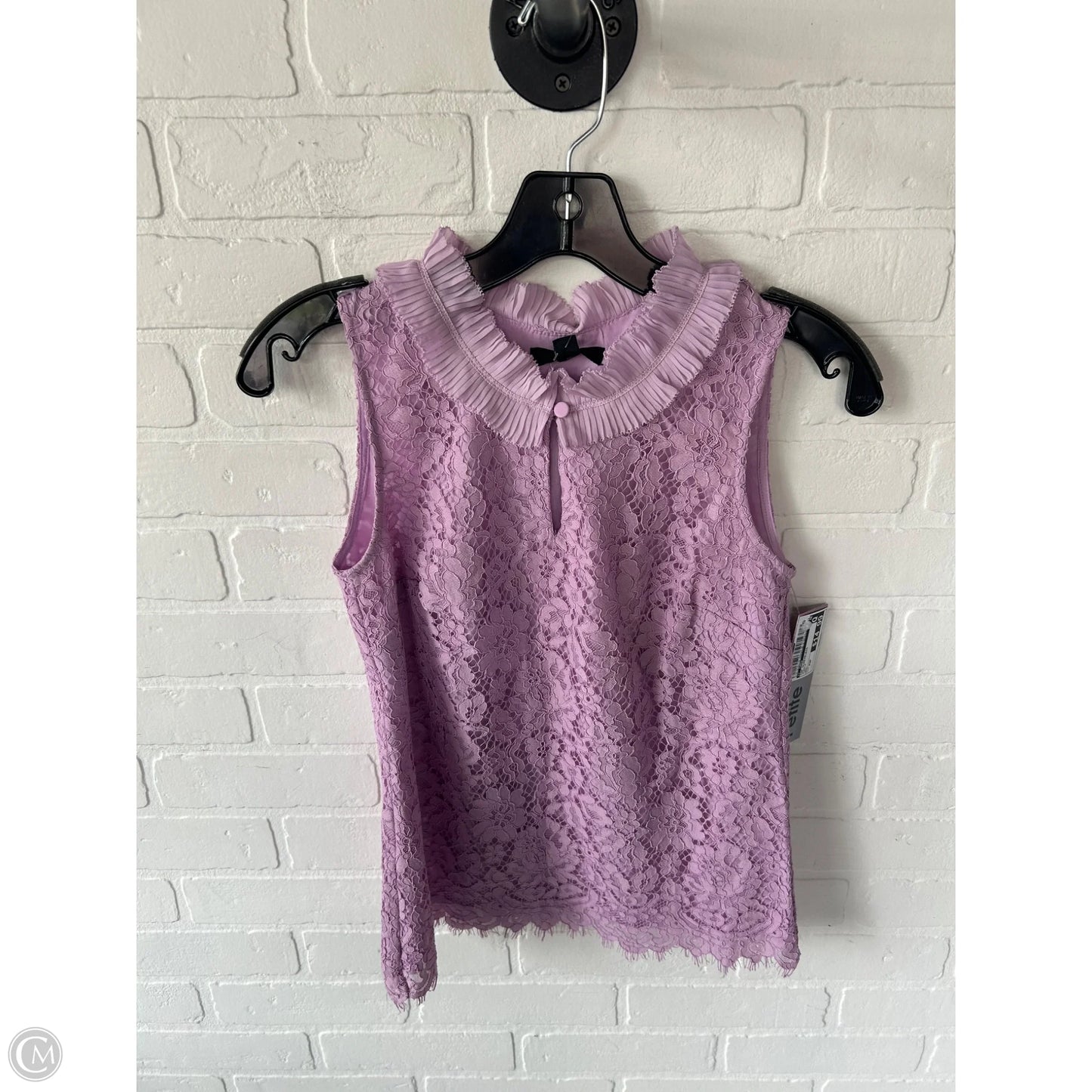 Top Sleeveless By J. Crew In Purple, Size: Xsp