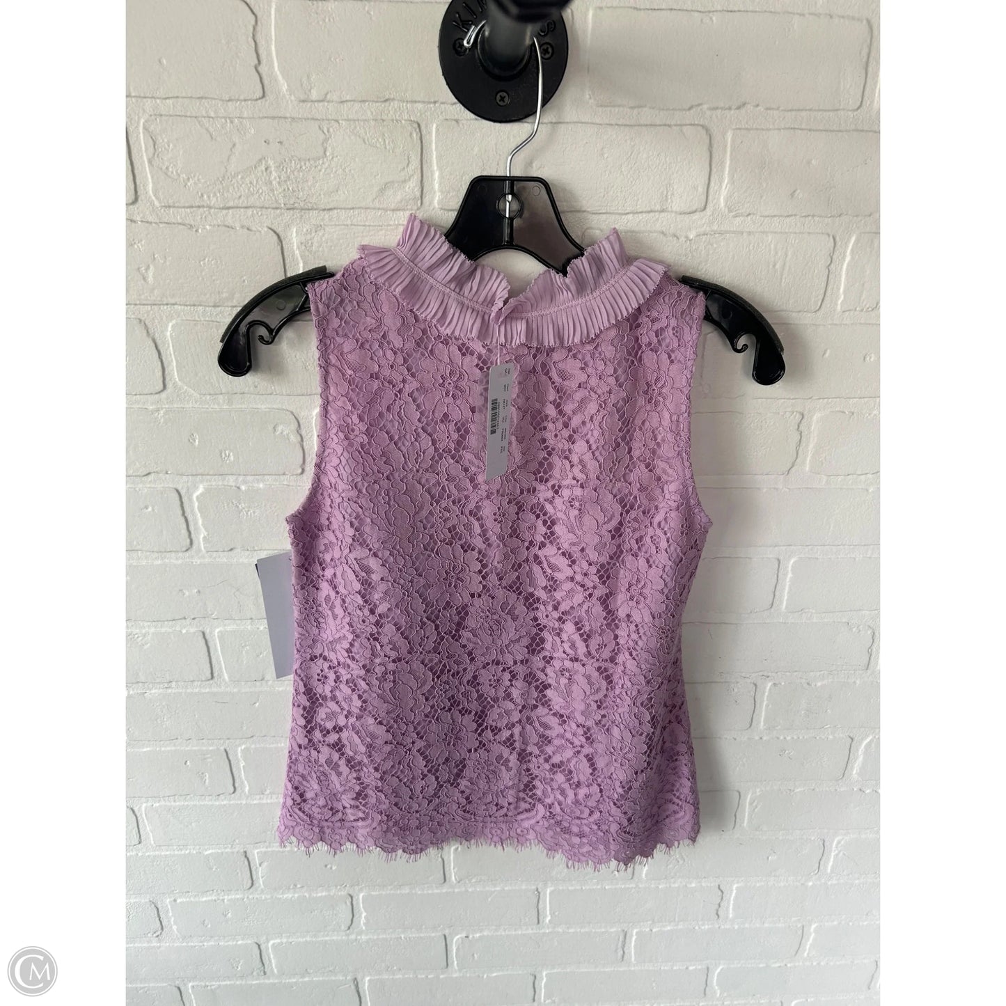 Top Sleeveless By J. Crew In Purple, Size: Xsp