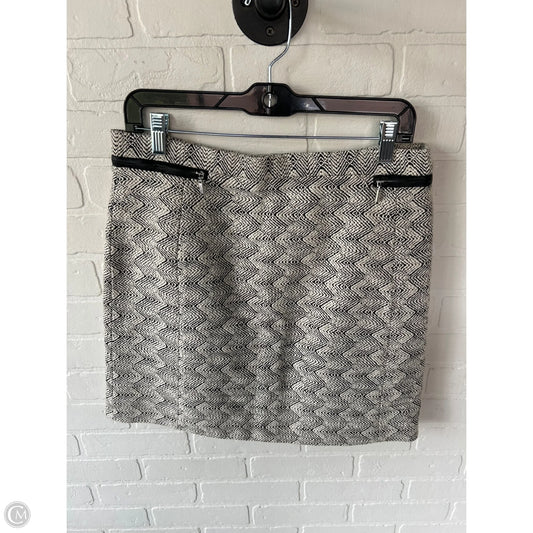 Skirt Mini & Short By H&m In Black & Cream, Size: 14