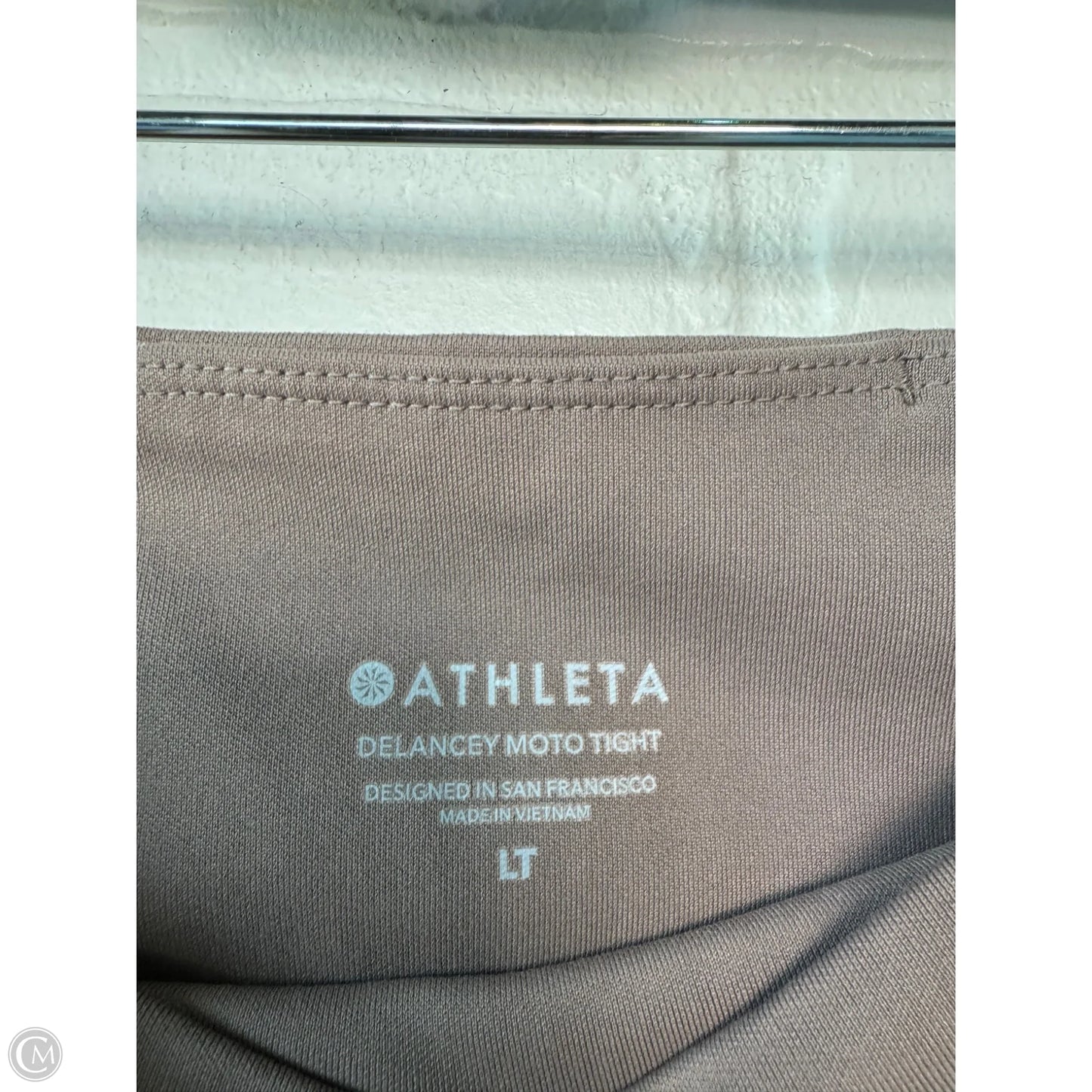 Athletic Leggings By Athleta In Brown, Size: 12l