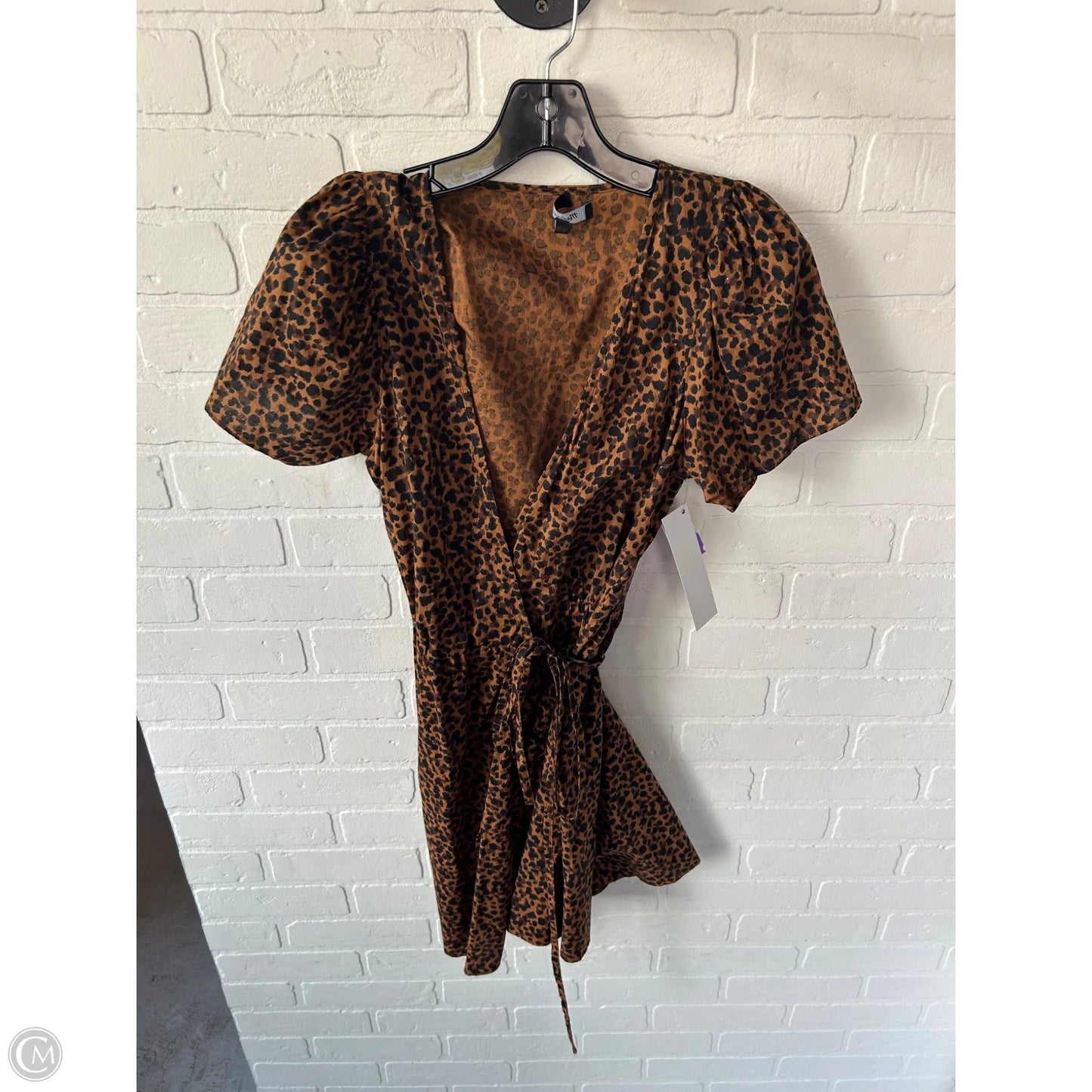 Dress Casual Short By Madewell In Animal Print, Size: S