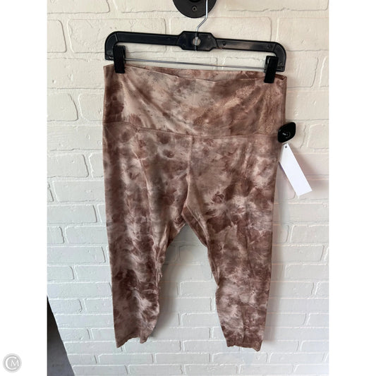 Athletic Leggings By Lululemon In Bronze, Size: 12