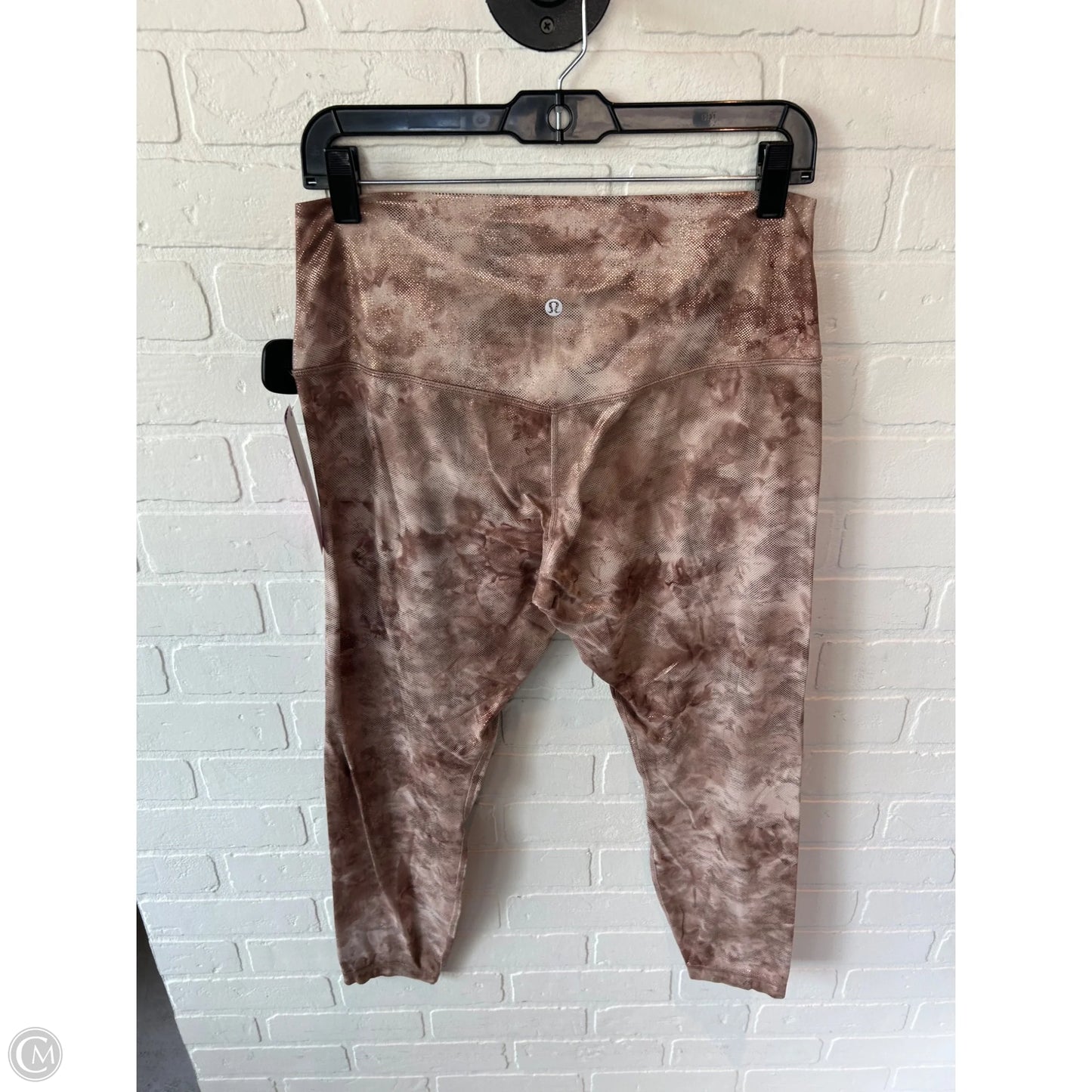 Athletic Leggings By Lululemon In Bronze, Size: 12