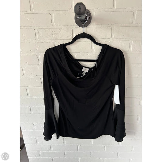 Top Long Sleeve By Cupio In Black, Size: S