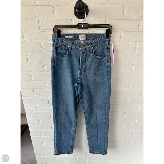 Jeans Straight By Universal Thread In Blue Denim, Size: 8